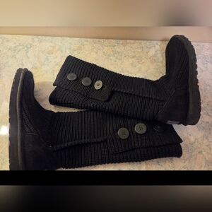 UGG Australia Classic Cardy Boot - Black Size 9